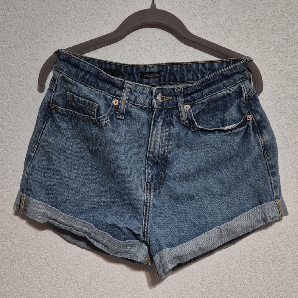 Wild Fable Blue Jean Mom Shorts